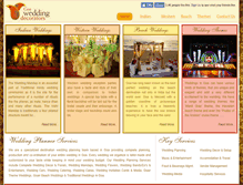 Tablet Screenshot of goaweddingdecorators.com